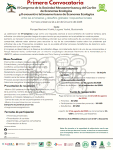 VI Congreso de la Sociedad Mesoamericana y del Caribe de Economía Ecológica & IV Encuentro Latinoamericano de Economía Ecológica